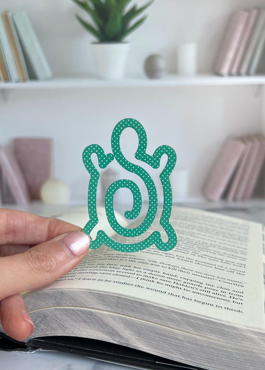 Sea Turtle Acrylic Bookmark, Book Lover Gift, Booktok, Bookish Present, Book Club, Gift for Readers, Ocean Life Inspired