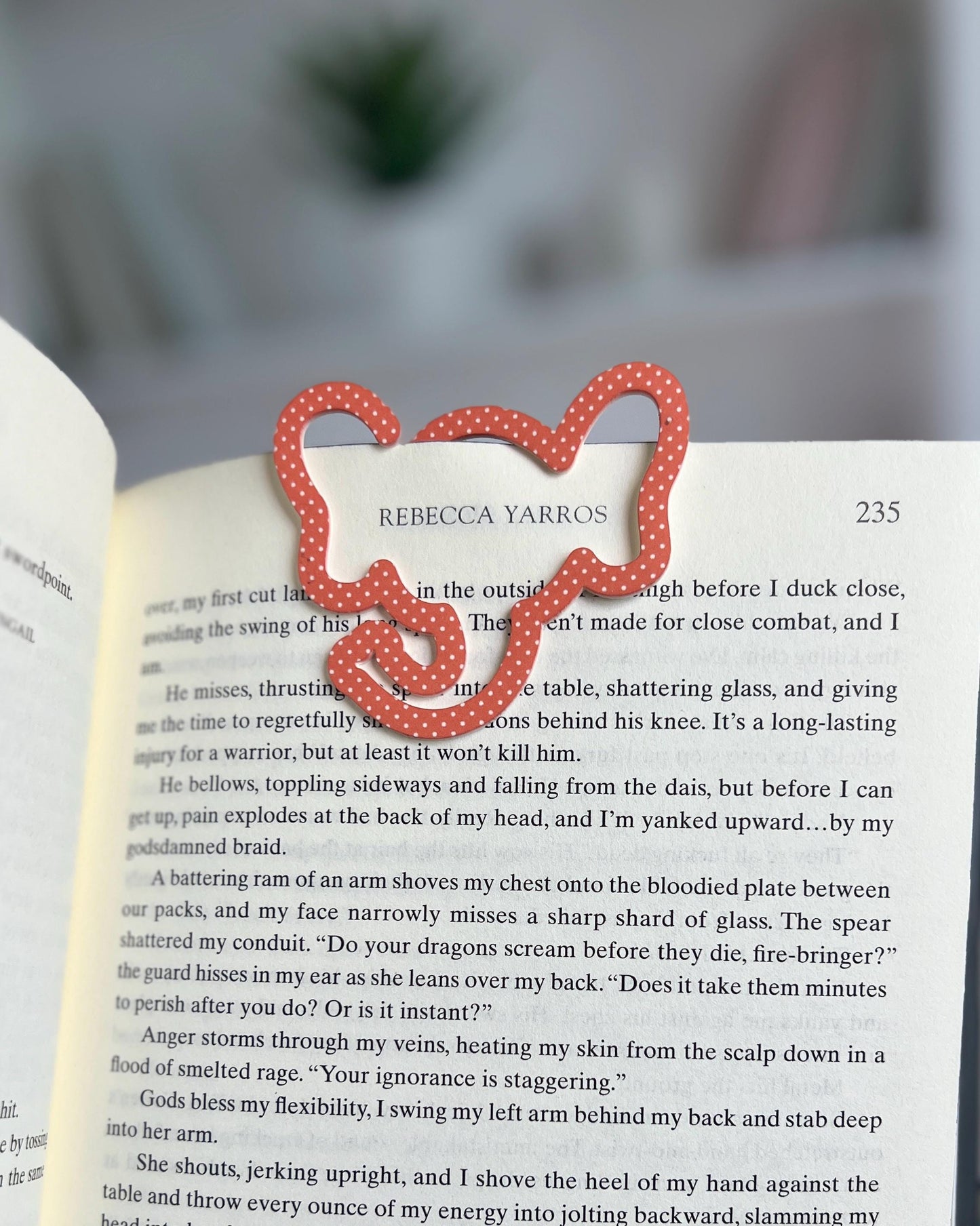 Elephant Acrylic Bookmark, Cute Book Mark, Gift for Readers, Book Club Present, Bookish, Booktok, Cute Reading Gift, Teacher Gift