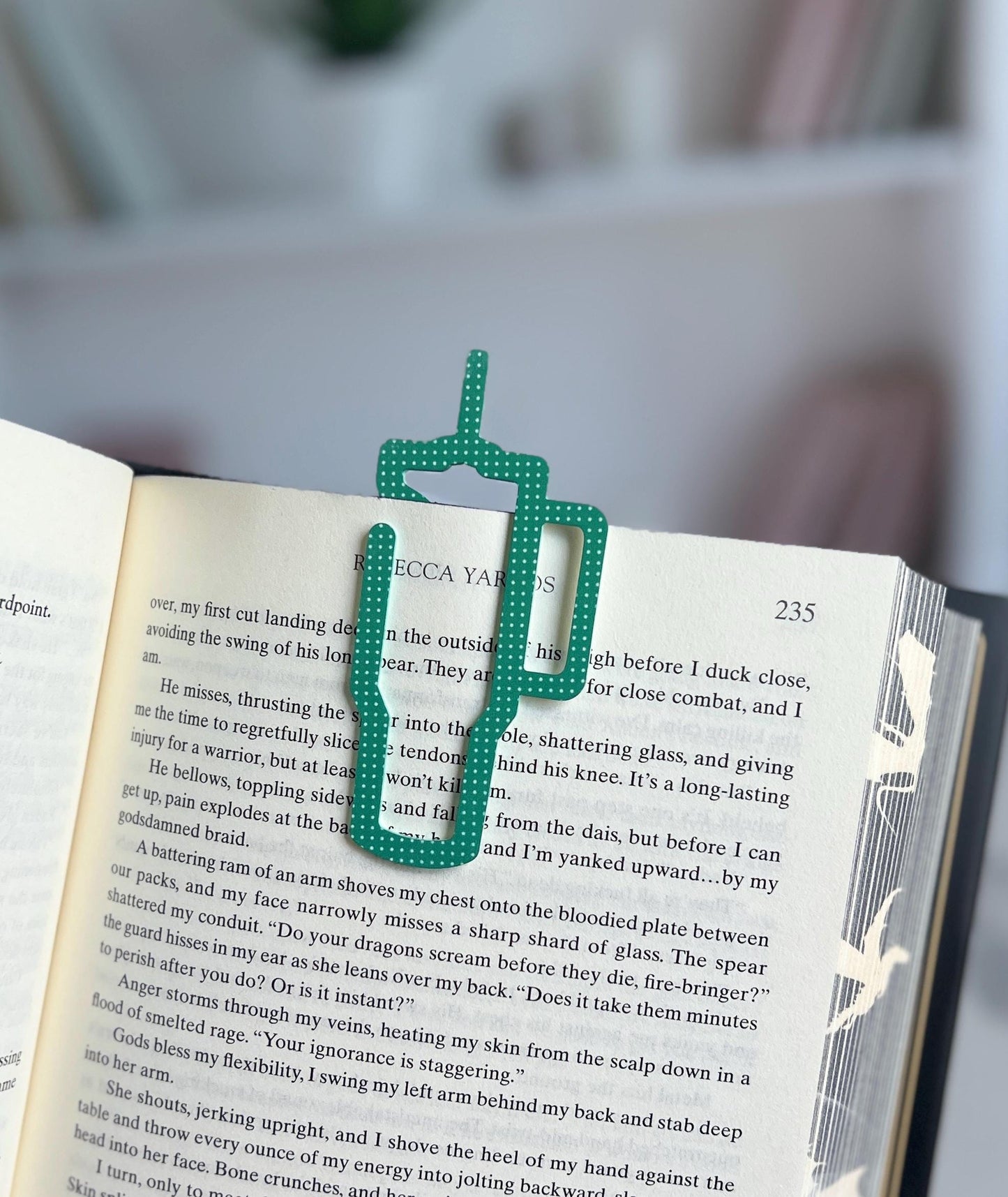 Tumbler Acrylic Bookmark, Cute Book Mark, Tumbler Lover, Book Club Gifts, Present for Readers, Tumbler Cups, Teacher Gift, Paper Clip