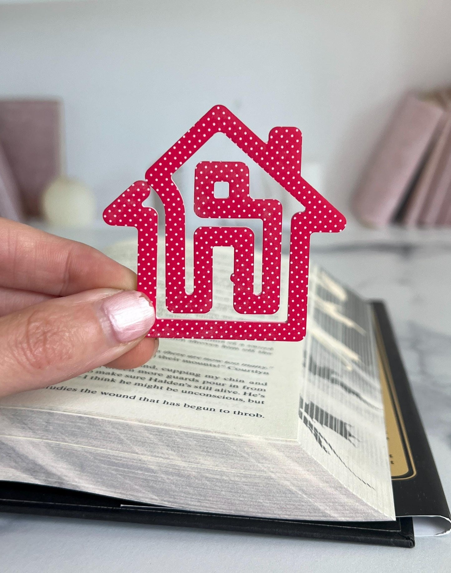 House Acrylic Bookmark, New Home Book Mark, Realtor Gift Ready, Housewarming Present, Business Card Gift, Real Estate Closing Gift