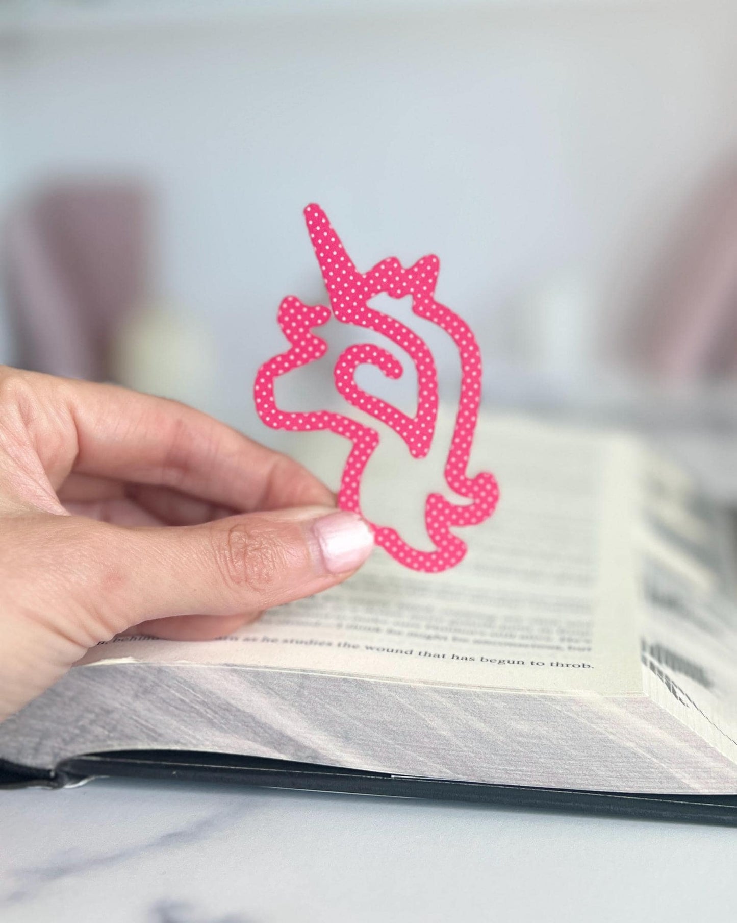 Unicorn Acrylic Bookmark, Whimsical Book Lover Gift, Book Club Presents, Booktok Bookish, Gift for Readers, Stocking Stuffer