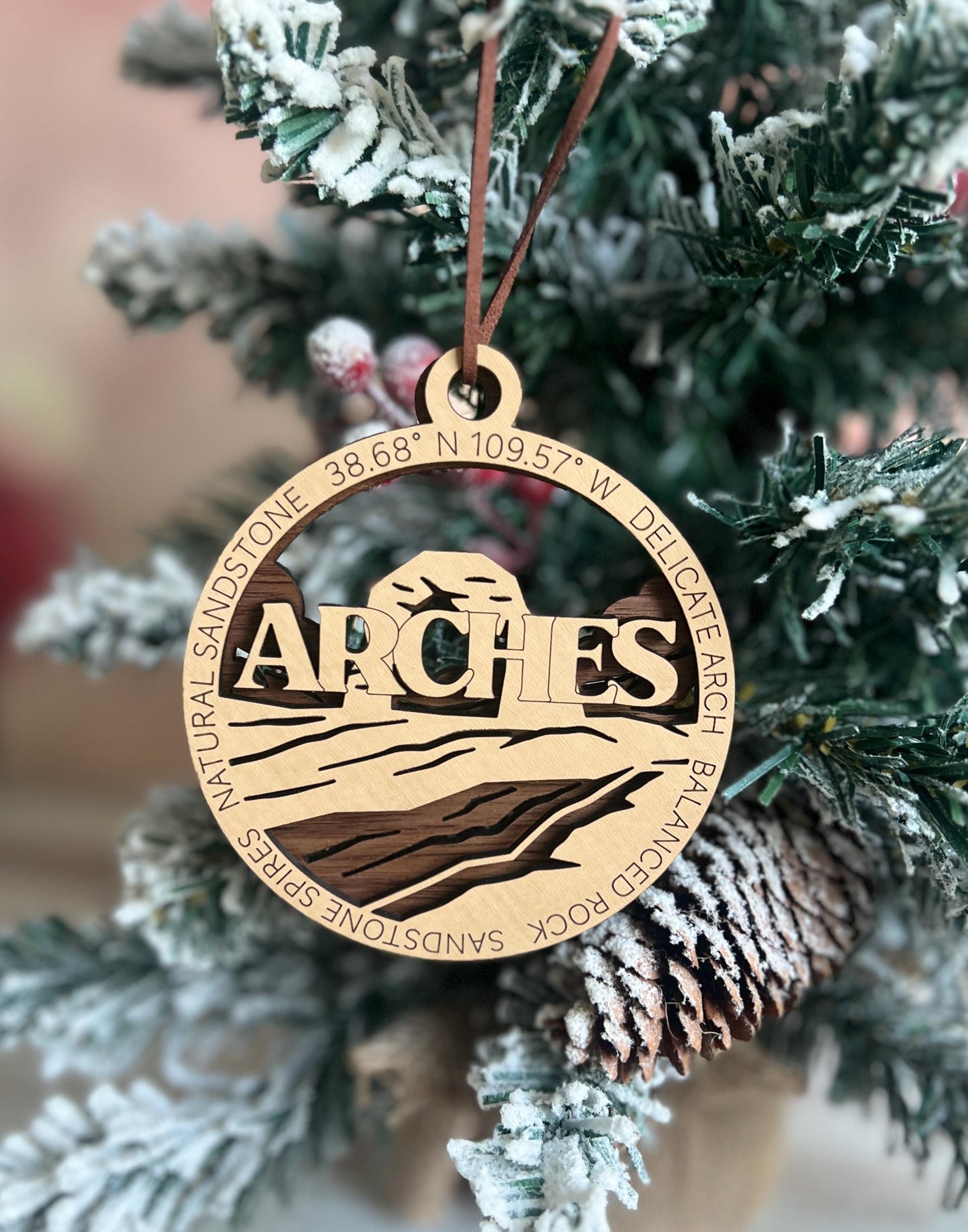 National Park Gifts, Wooden Christmas Ornament, Vacation Keepsake, Hiking Trip Souvenir, Christmas Present