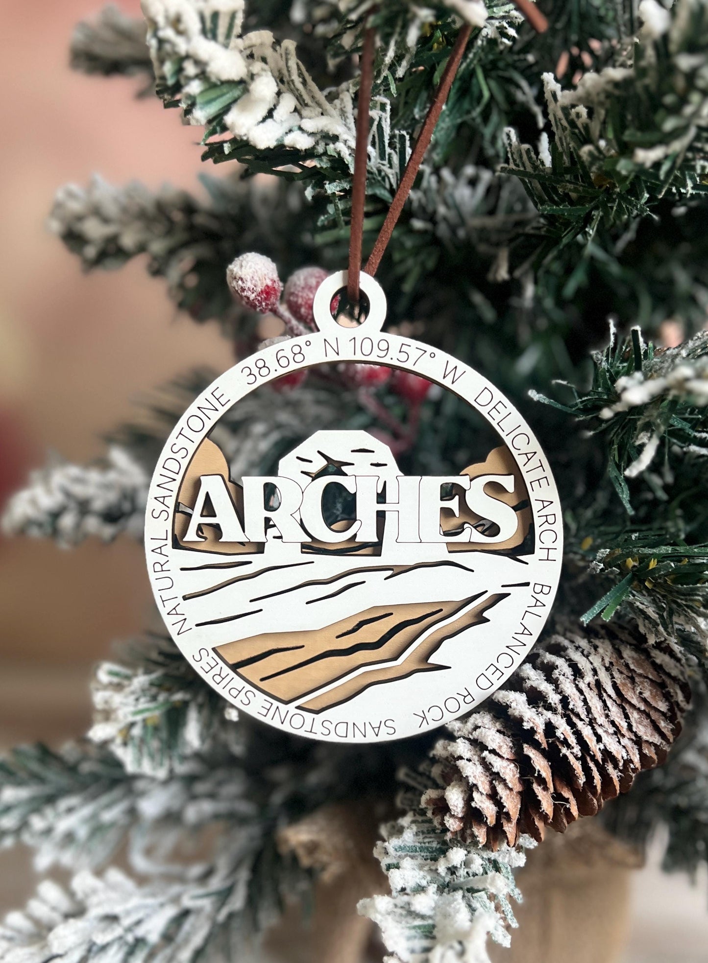 National Park Gifts, Wooden Christmas Ornament, Vacation Keepsake, Hiking Trip Souvenir, Christmas Present
