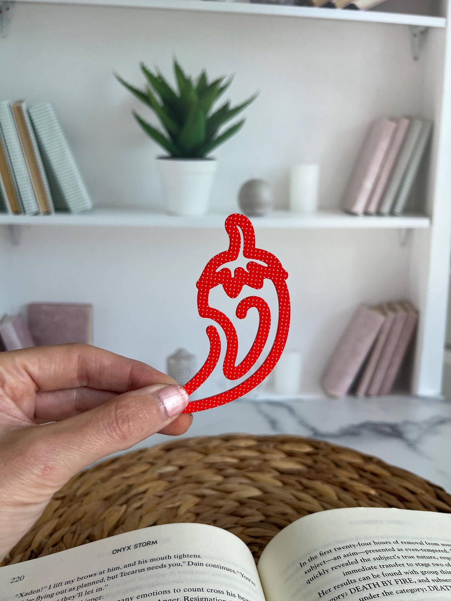 Spicy Bookmark, Chili Pepper, Smut Reader, Book Lover Gift, Book Club, Booktok, Book Accessory, Bookish Present, Dark Romance Reader