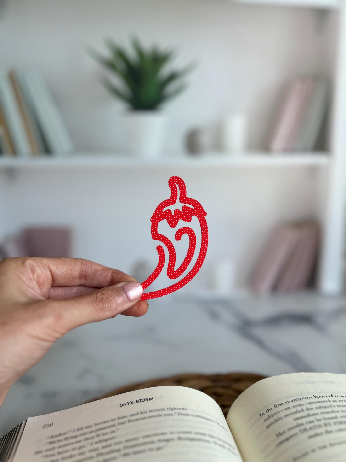 Spicy Bookmark, Chili Pepper, Smut Reader, Book Lover Gift, Book Club, Booktok, Book Accessory, Bookish Present, Dark Romance Reader