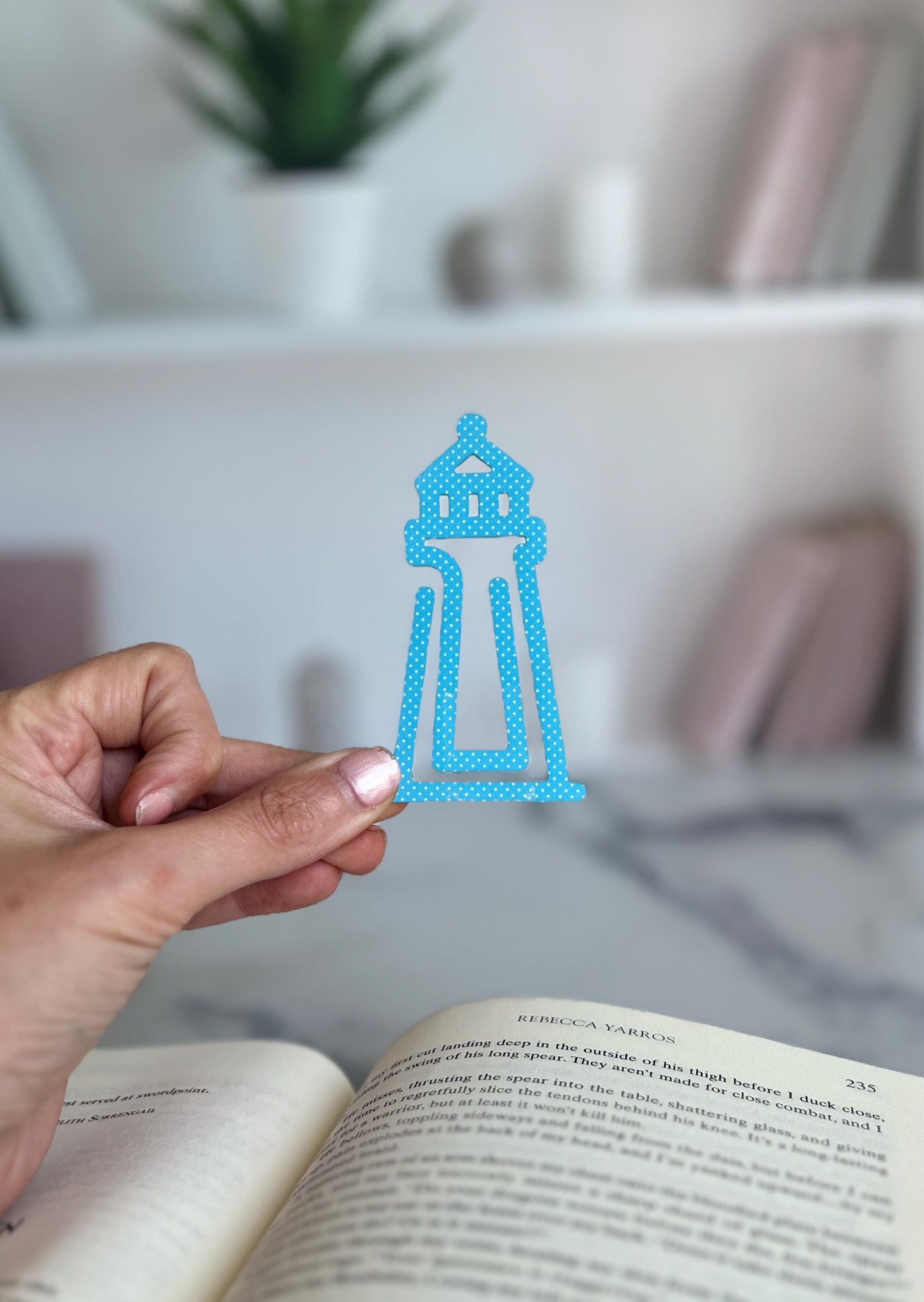Lighthouse Coastal Bookmark, Book Lover Gift, Booktok, Bookish, Book Club, Beach Vacation Keepsake, Gift for Readers
