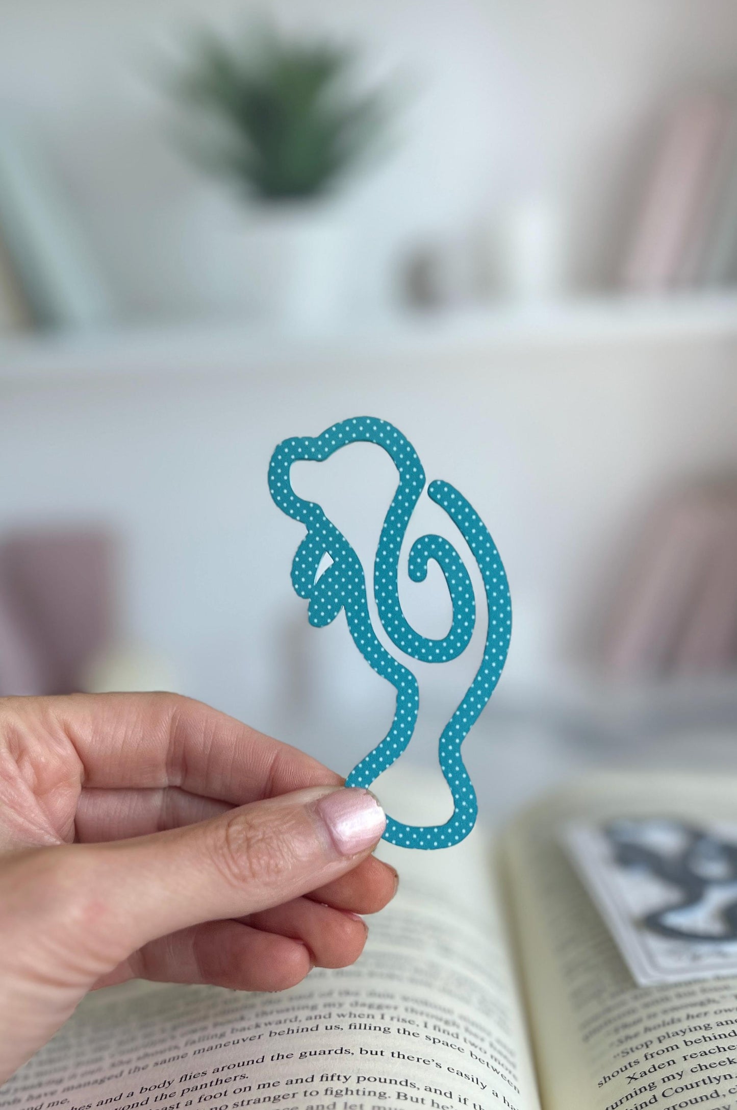 Manatee Acrylic Bookmark, Book Lover Gift, Sea Cow, Beach Lover, Vacation Keepsake, Booktok Present, Bookish, Book Club, Ocean Animal