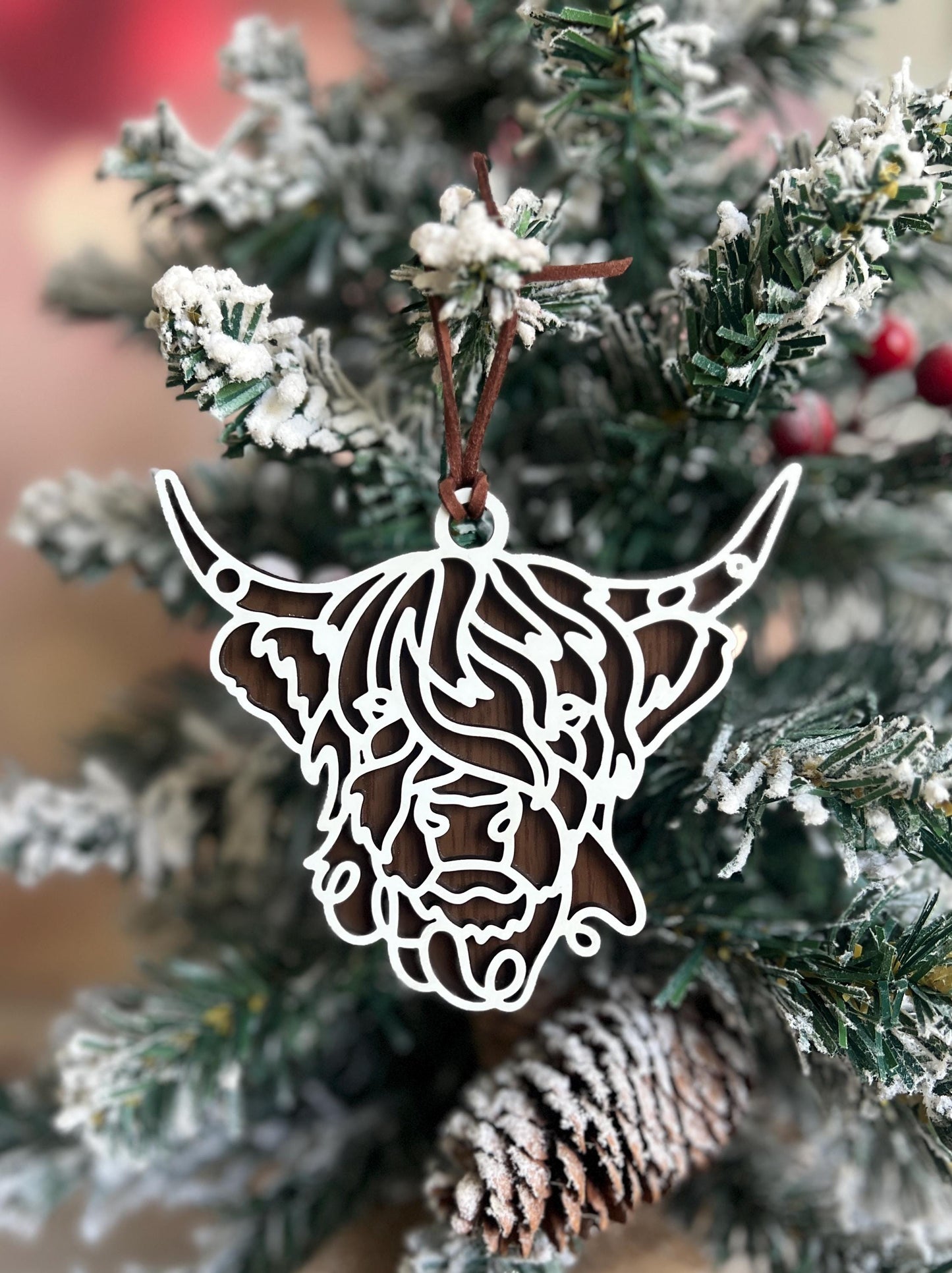 Personalized Farm Animal Ornaments, Chicken Coop, Highland Cow, Sheep, Duck, Pig, Goat,  Rabbit, Donkey, Llama, Animal Lover