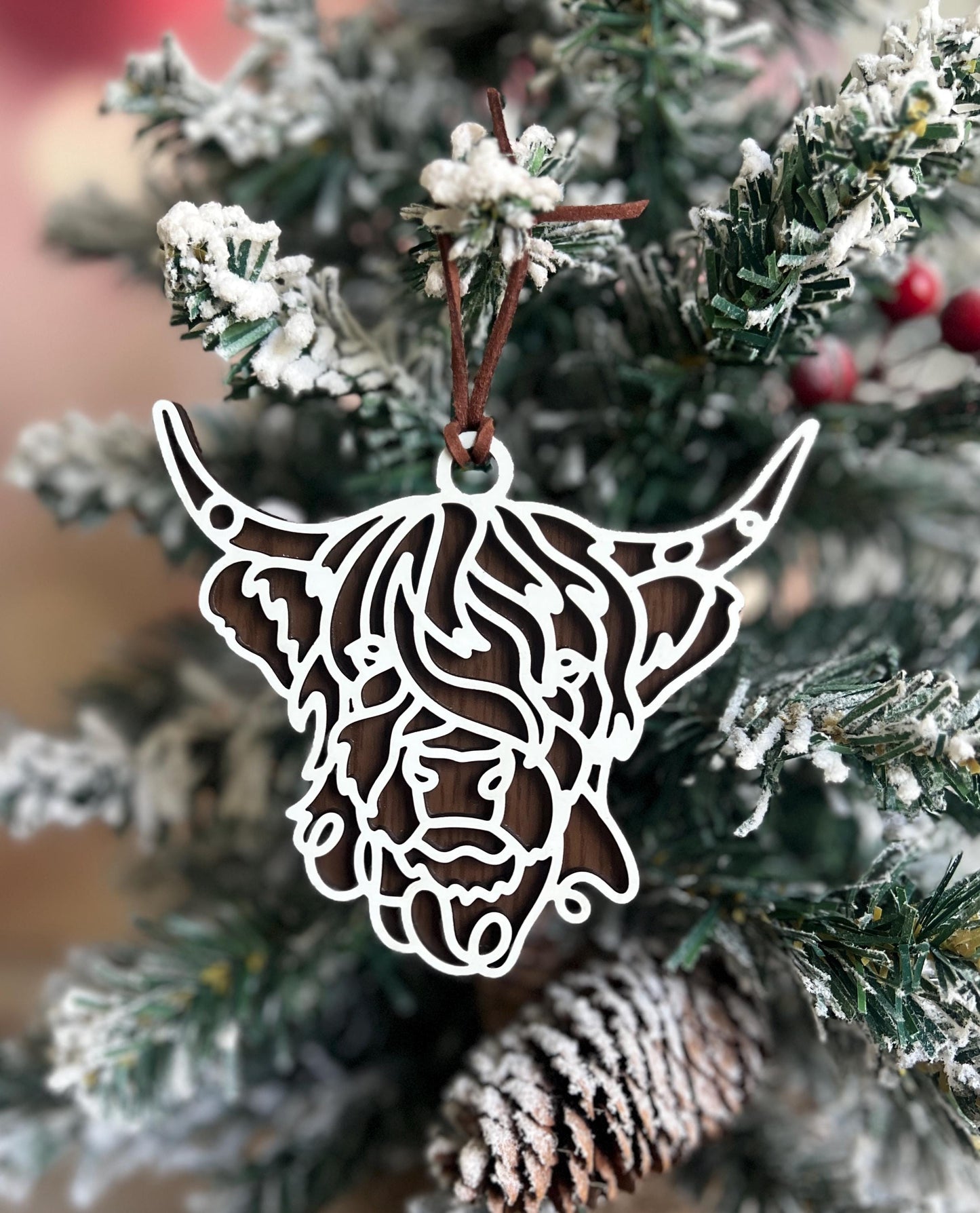 Personalized Farm Animal Ornaments, Chicken Coop, Highland Cow, Sheep, Duck, Pig, Goat,  Rabbit, Donkey, Llama, Animal Lover