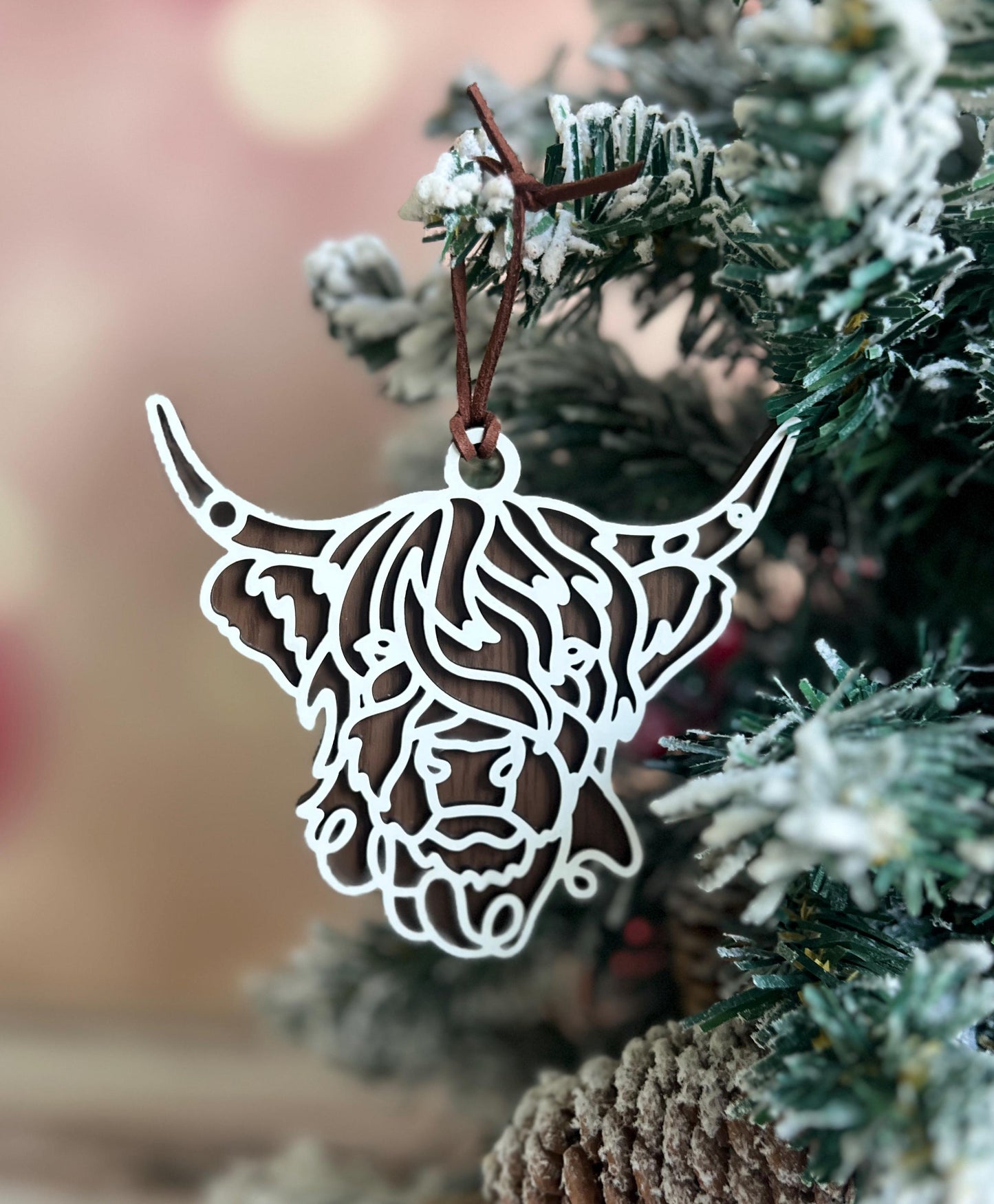 Personalized Farm Animal Ornaments, Chicken Coop, Highland Cow, Sheep, Duck, Pig, Goat,  Rabbit, Donkey, Llama, Animal Lover