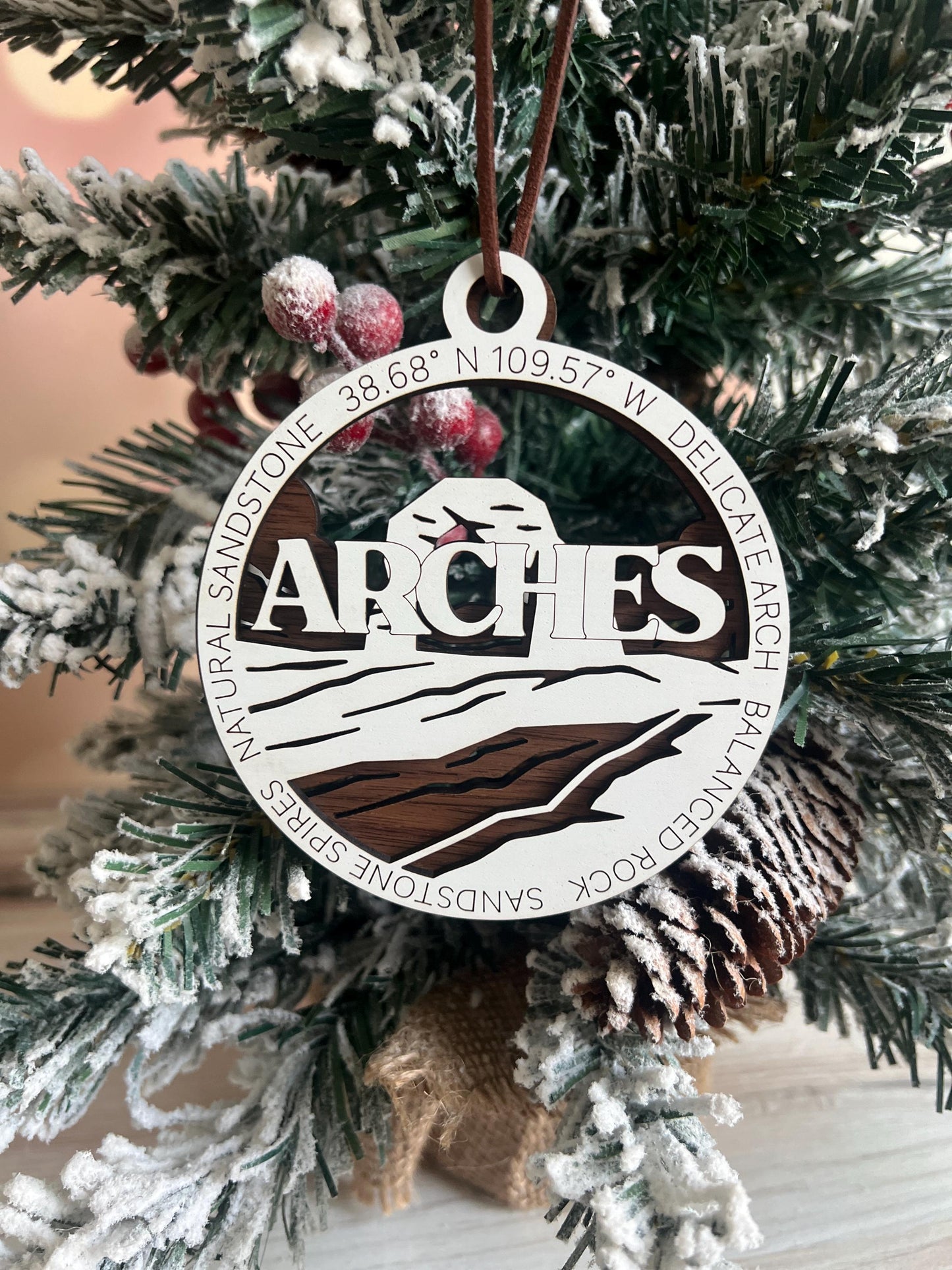 National Park Gifts, Wooden Christmas Ornament, Vacation Keepsake, Hiking Trip Souvenir, Christmas Present