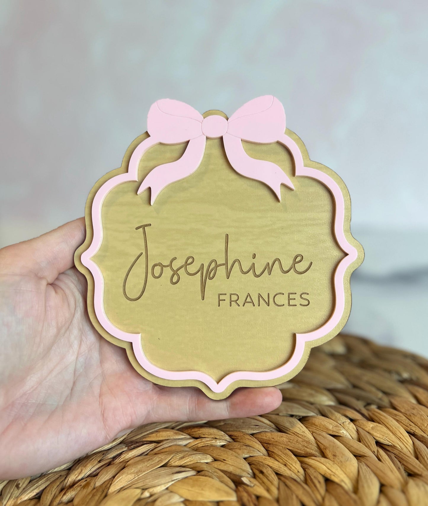 Custom Hospital Name Sign, Personalized Newborn Sign, Baby Announcement, Baby Photo Prop, Shower Gift, Baby Keepsake Present
