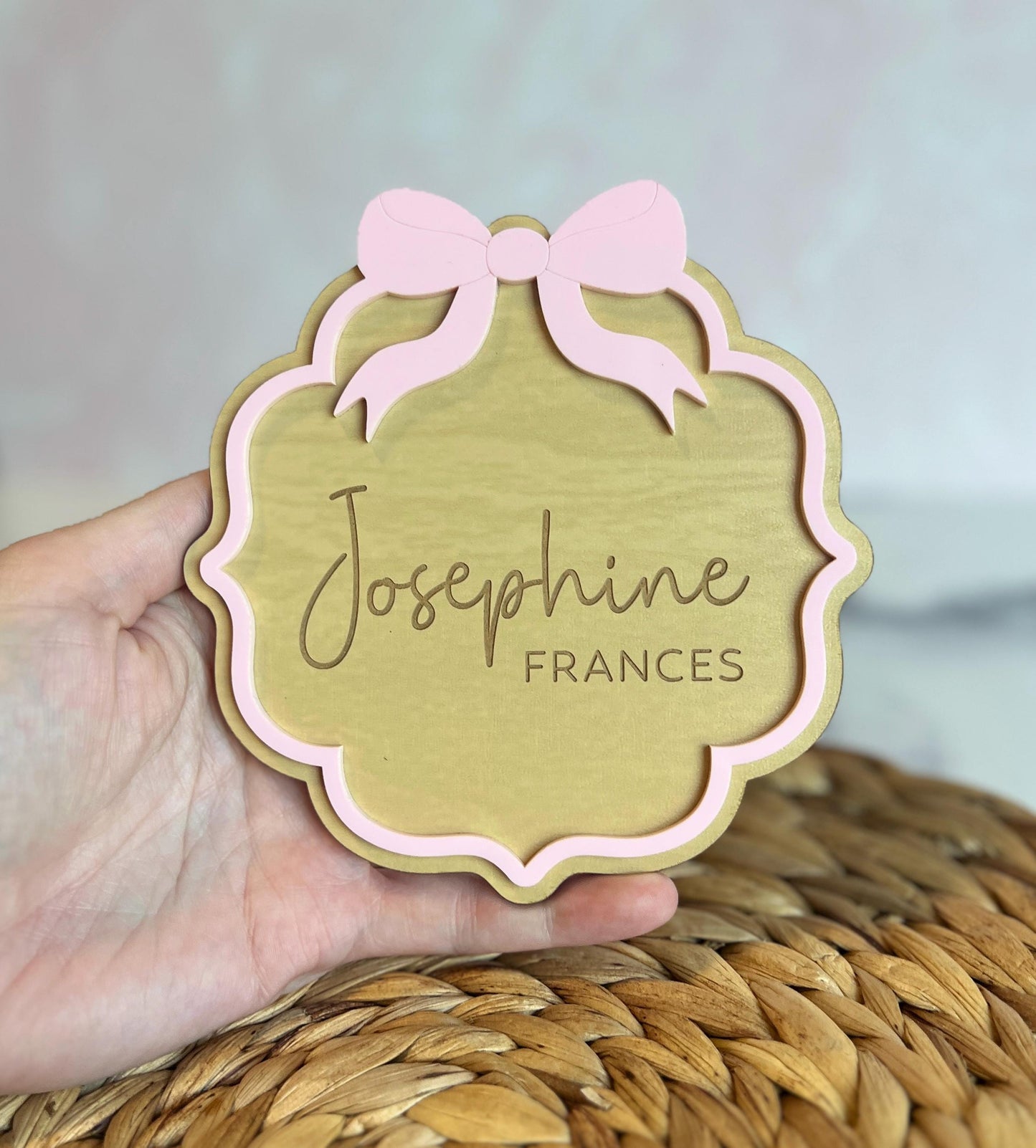 Custom Hospital Name Sign, Personalized Newborn Sign, Baby Announcement, Baby Photo Prop, Shower Gift, Baby Keepsake Present