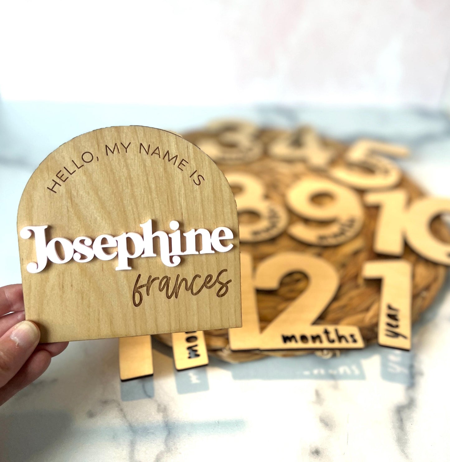 Minimalist Baby Milestone Markers, Baby Growth, Newborn Photo Prop First Year, Baby Shower Gift