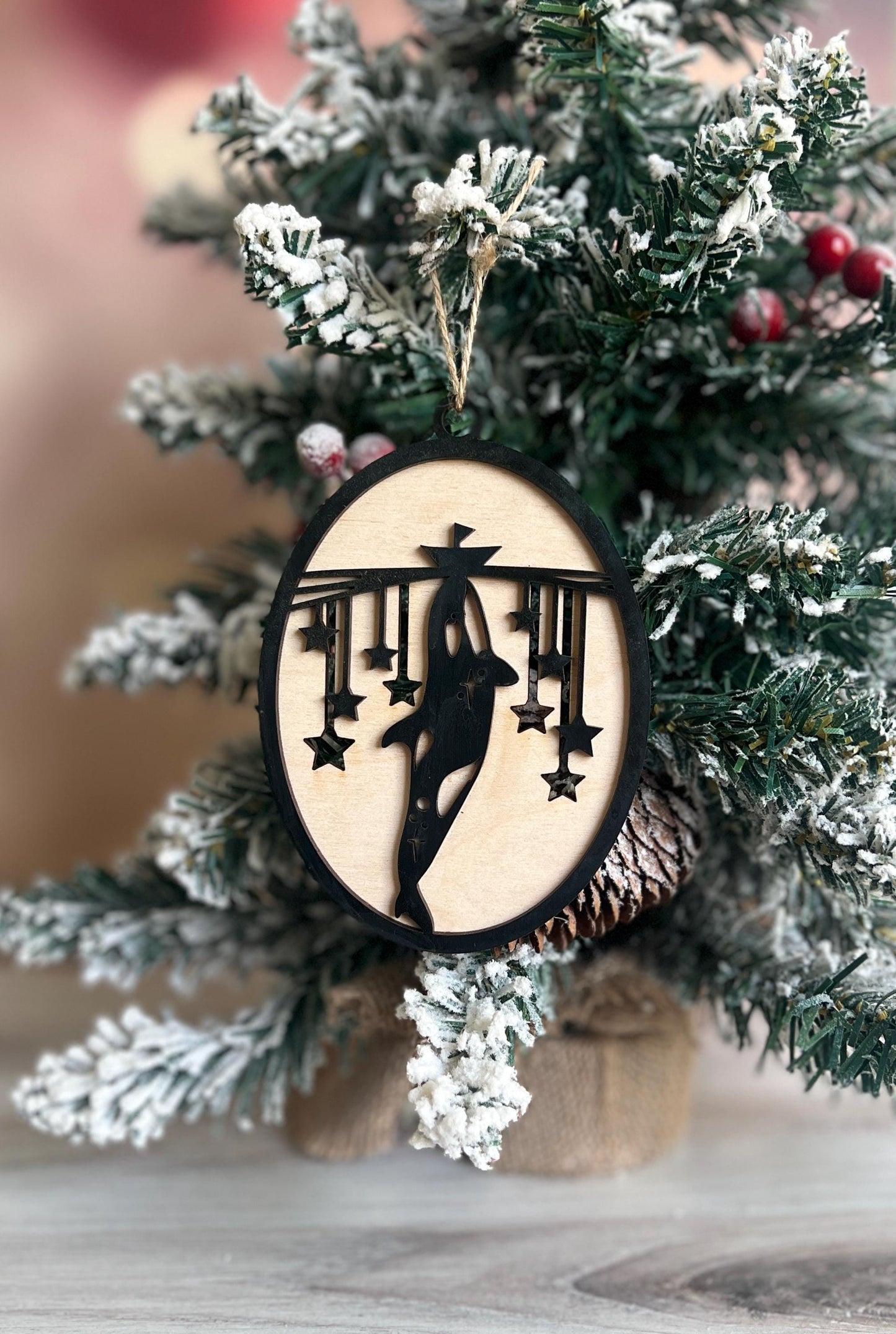Personalized Orca Killer Whale Christmas Ornament, Custom Ocean Lover Gift, Animal Lover Gift, Gift for Whale Lover, Christmas Keepsake