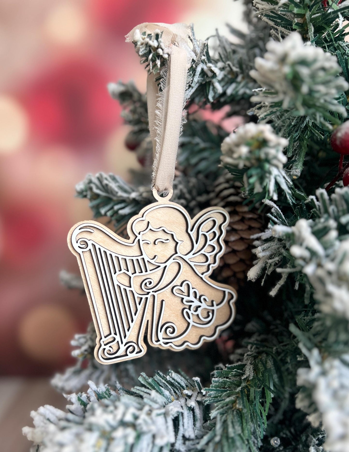 Christmas Ornaments, Cardinal, Polar Bear, Angel, Reindeer, Santa, Stocking Stuffer, White Elephant Gift Exchange, Christmas Party Present