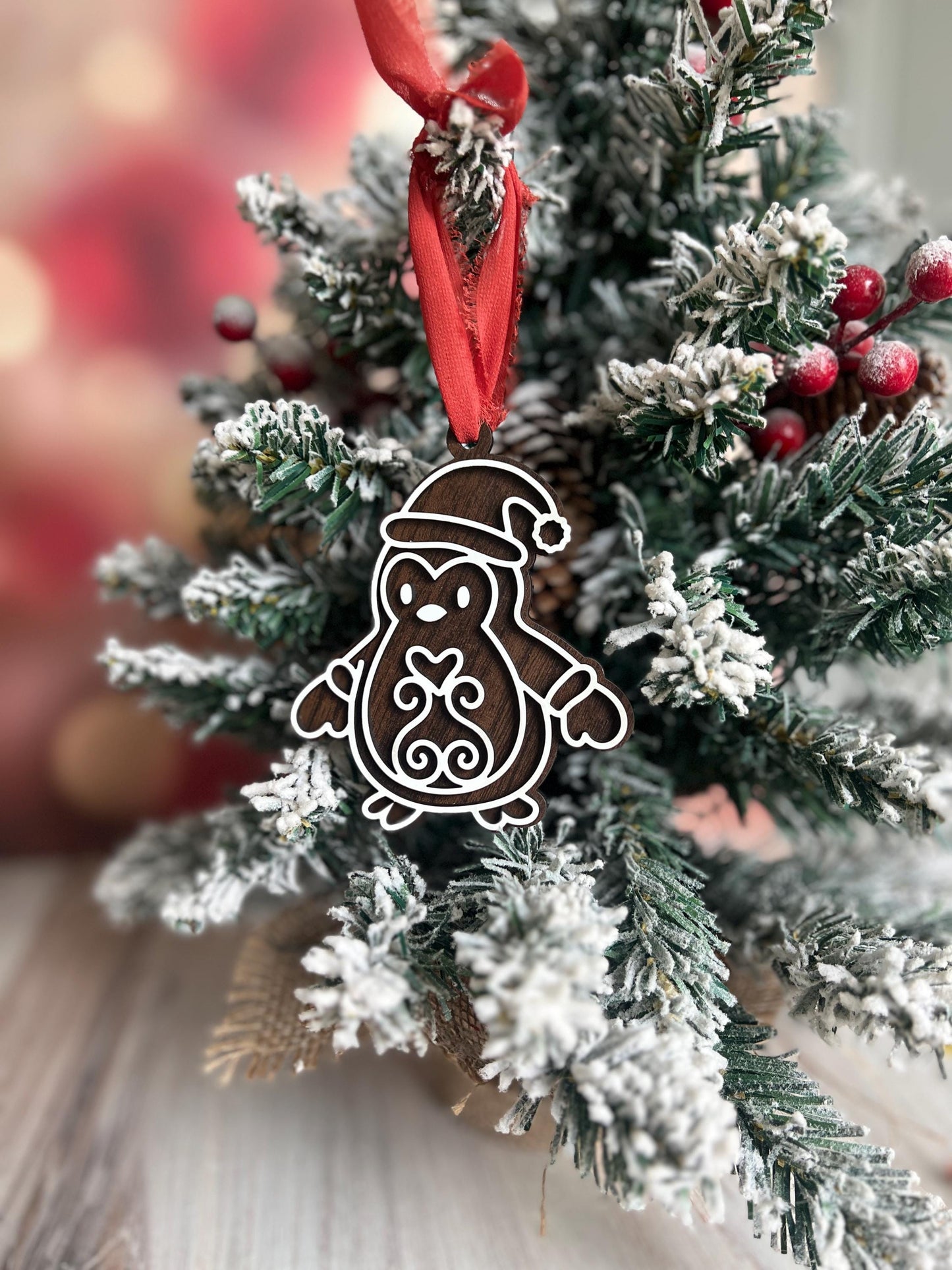 Christmas Ornaments, Cardinal, Polar Bear, Angel, Reindeer, Santa, Stocking Stuffer, White Elephant Gift Exchange, Christmas Party Present