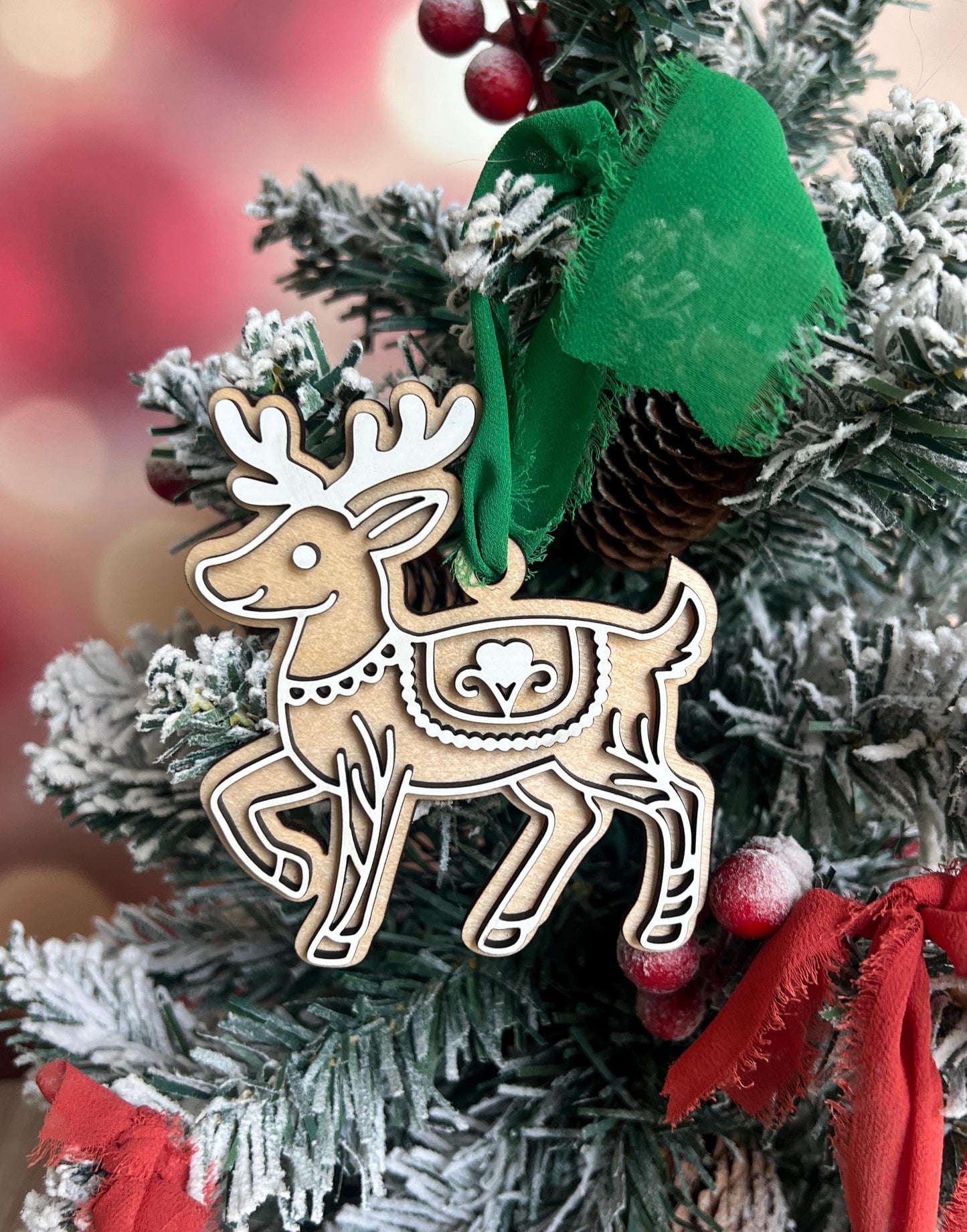 Christmas Ornaments, Cardinal, Polar Bear, Angel, Reindeer, Santa, Stocking Stuffer, White Elephant Gift Exchange, Christmas Party Present