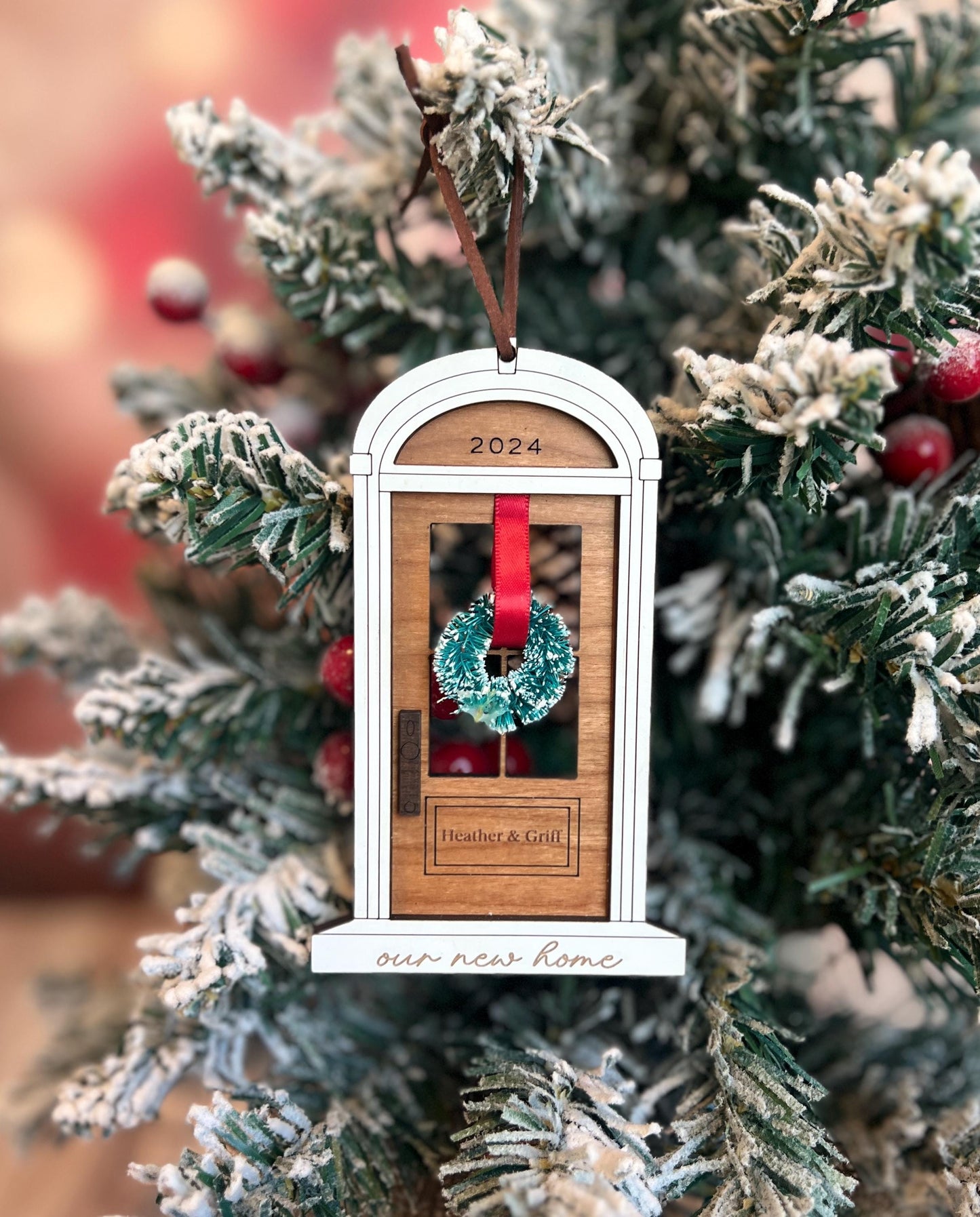 Personalized New Home Christmas Ornament, New House Gift, Housewarming Present, First Christmas in New Home, Realtor, Custom Homeowner Gift