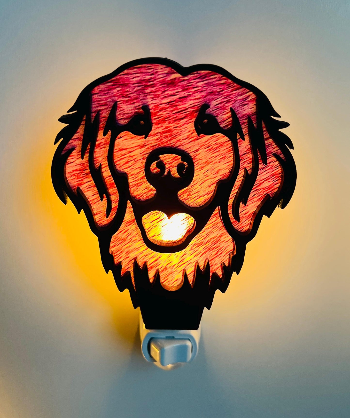 Dog Night Light, Golden Retriever, Poodle, Dachshund, Dog Lover Nightlight, Dog Mom Present, Gift for Pet Lover, New Puppy Gift, Pet Decor