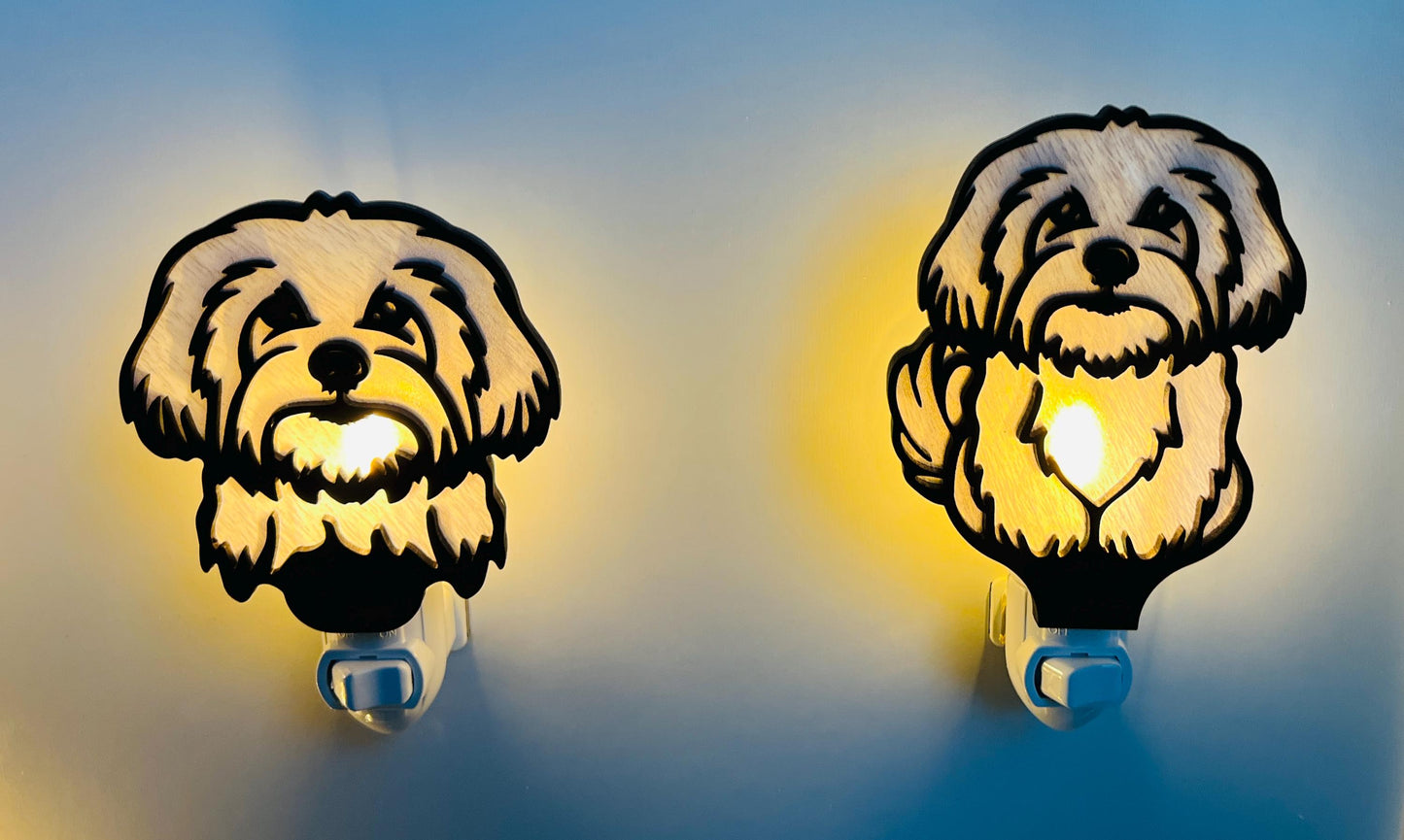 Dog Night Light, Golden Retriever, Poodle, Dachshund, Dog Lover Nightlight, Dog Mom Present, Gift for Pet Lover, New Puppy Gift, Pet Decor