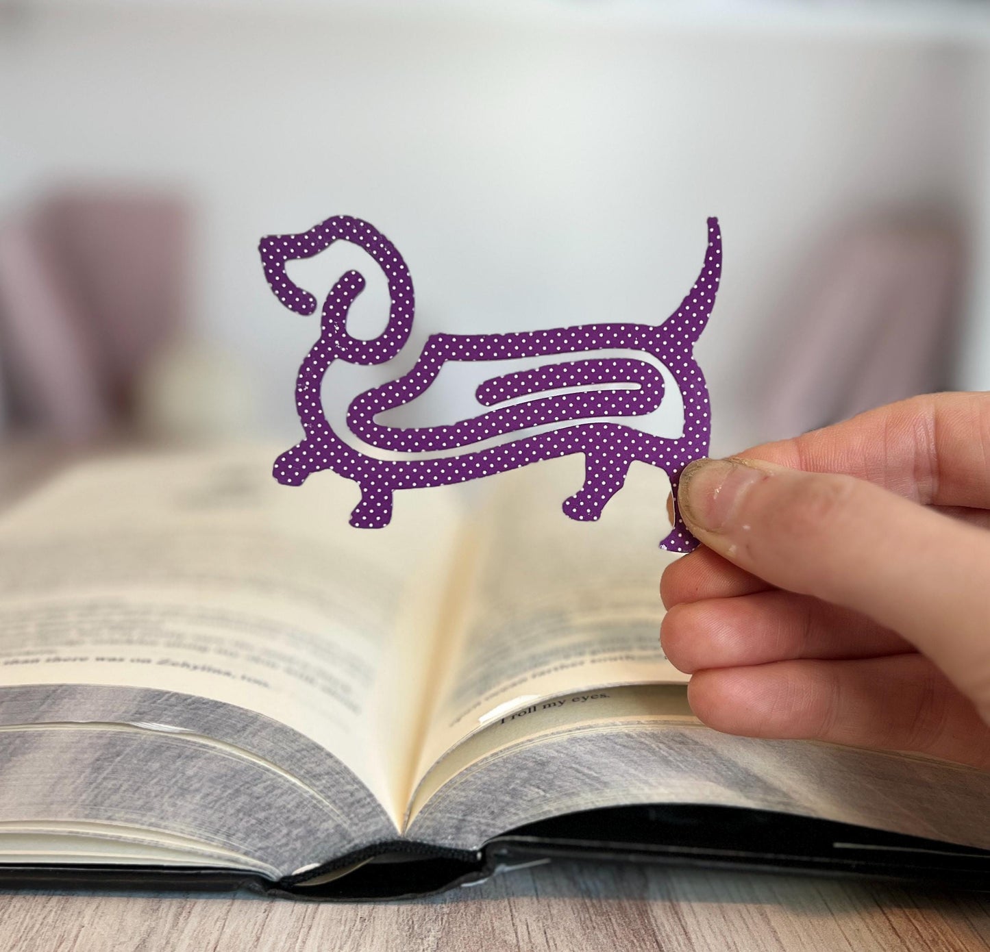 Dachshund Bookmark, Weiner Dog, Christmas Stocking Stuffer, Gift for Pet Lover, Dog Mom Gifts, New Puppy Present