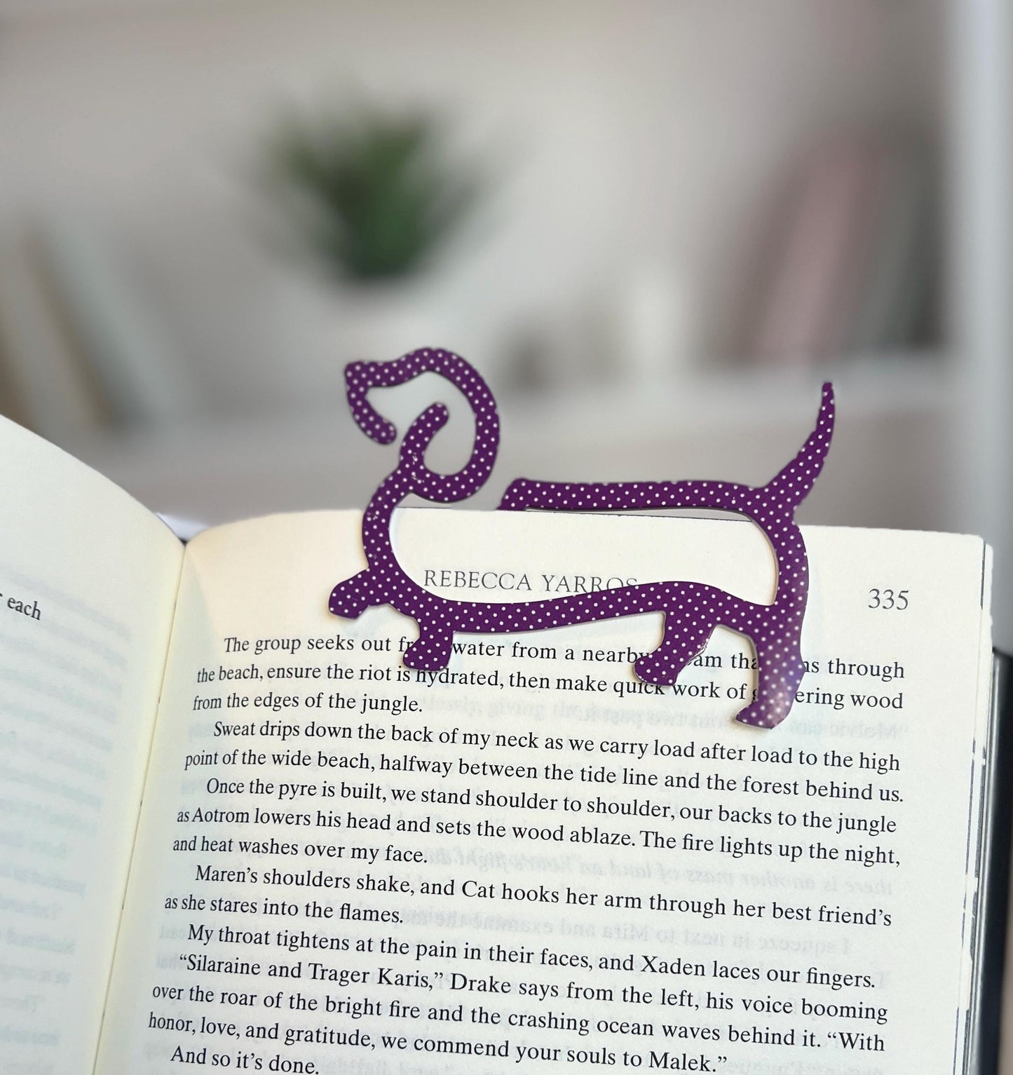 Dachshund Bookmark, Weiner Dog, Christmas Stocking Stuffer, Gift for Pet Lover, Dog Mom Gifts, New Puppy Present