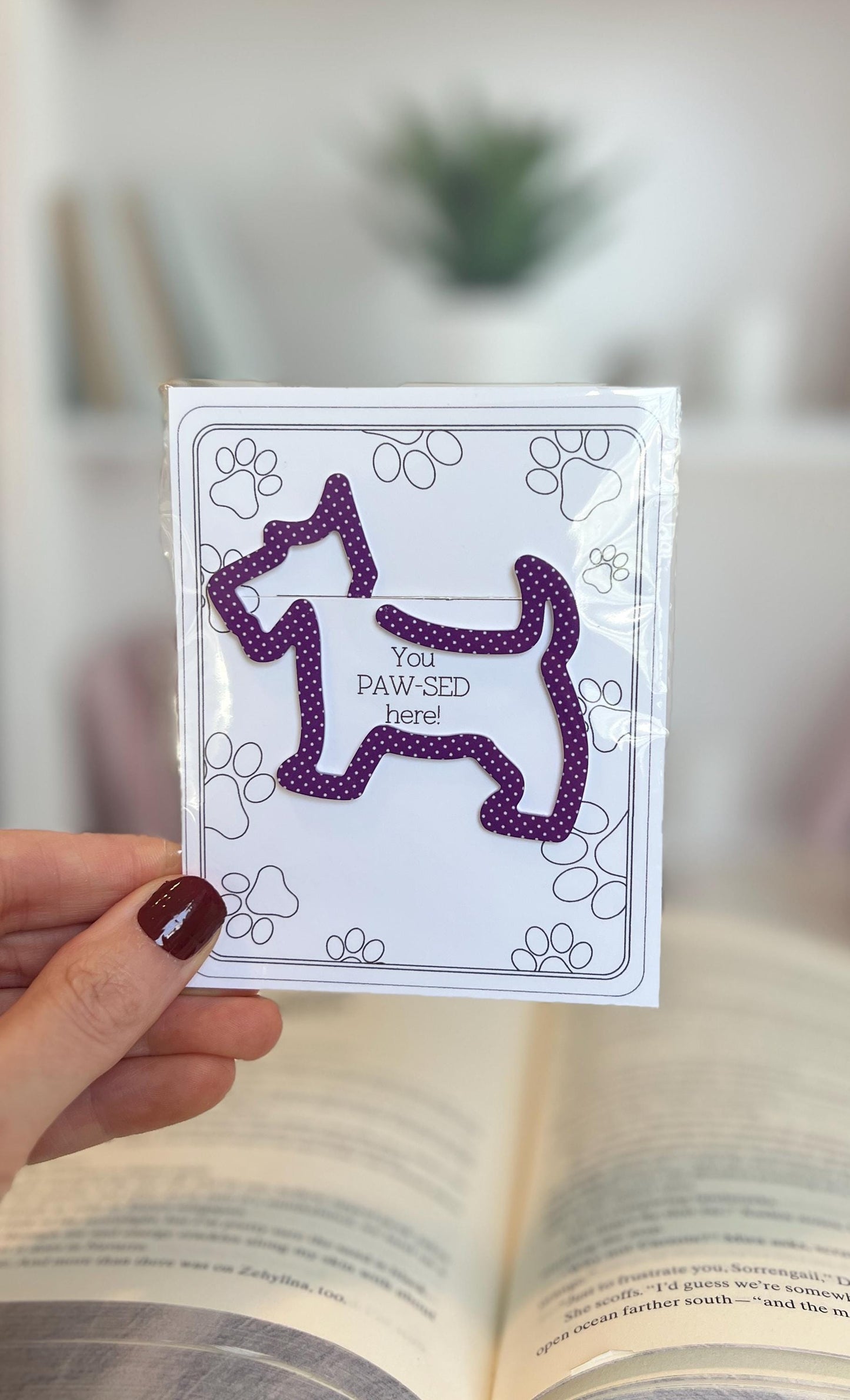 Scottie Dog Bookmark, Dog Mom Gifts, Gift for Pet Lover, New Puppy Present, Pet Lover Gift, Christmas Stocking Stuffer