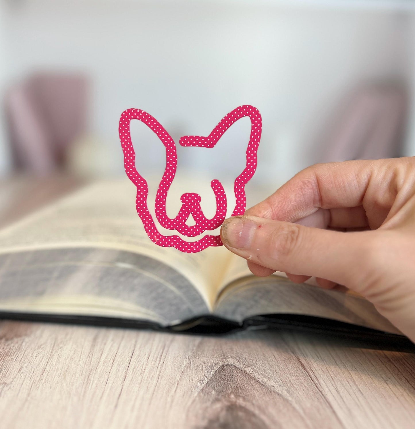 French Bulldog Bookmark, Dog Mom Gifts, Gift for Pet Lover, New Puppy Present, Christmas Stocking Stuffer, Book Club Gifts