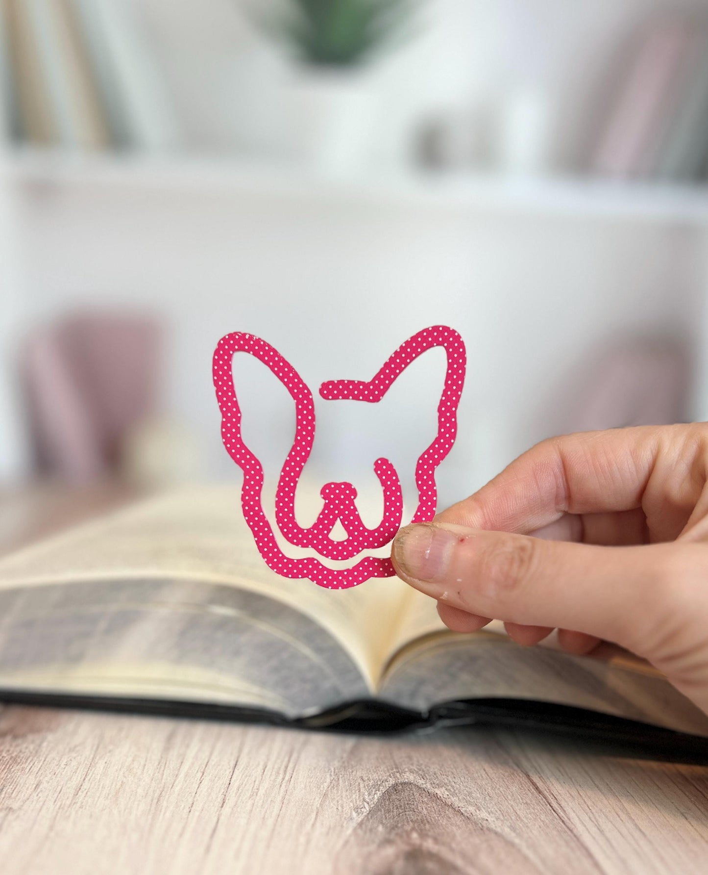 French Bulldog Bookmark, Dog Mom Gifts, Gift for Pet Lover, New Puppy Present, Christmas Stocking Stuffer, Book Club Gifts