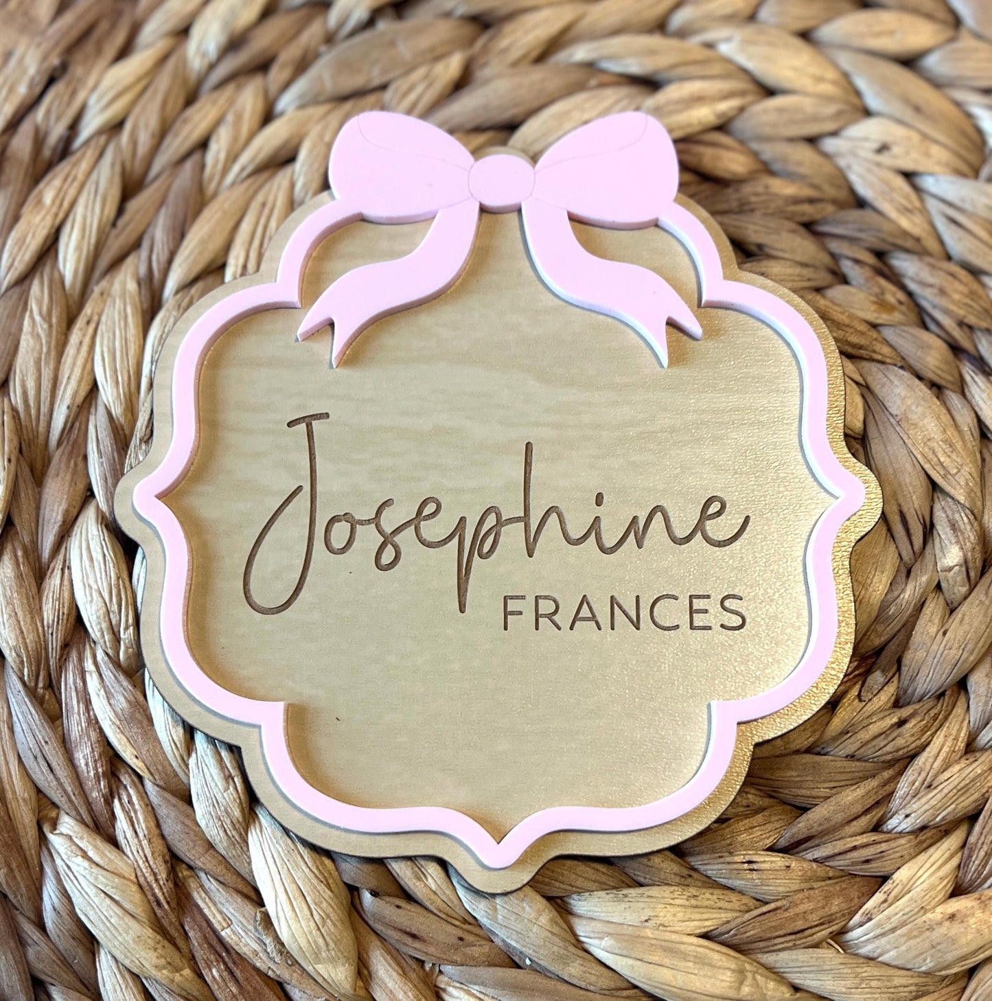Custom Hospital Name Sign, Personalized Newborn Sign, Baby Announcement, Baby Photo Prop, Shower Gift, Baby Keepsake Present