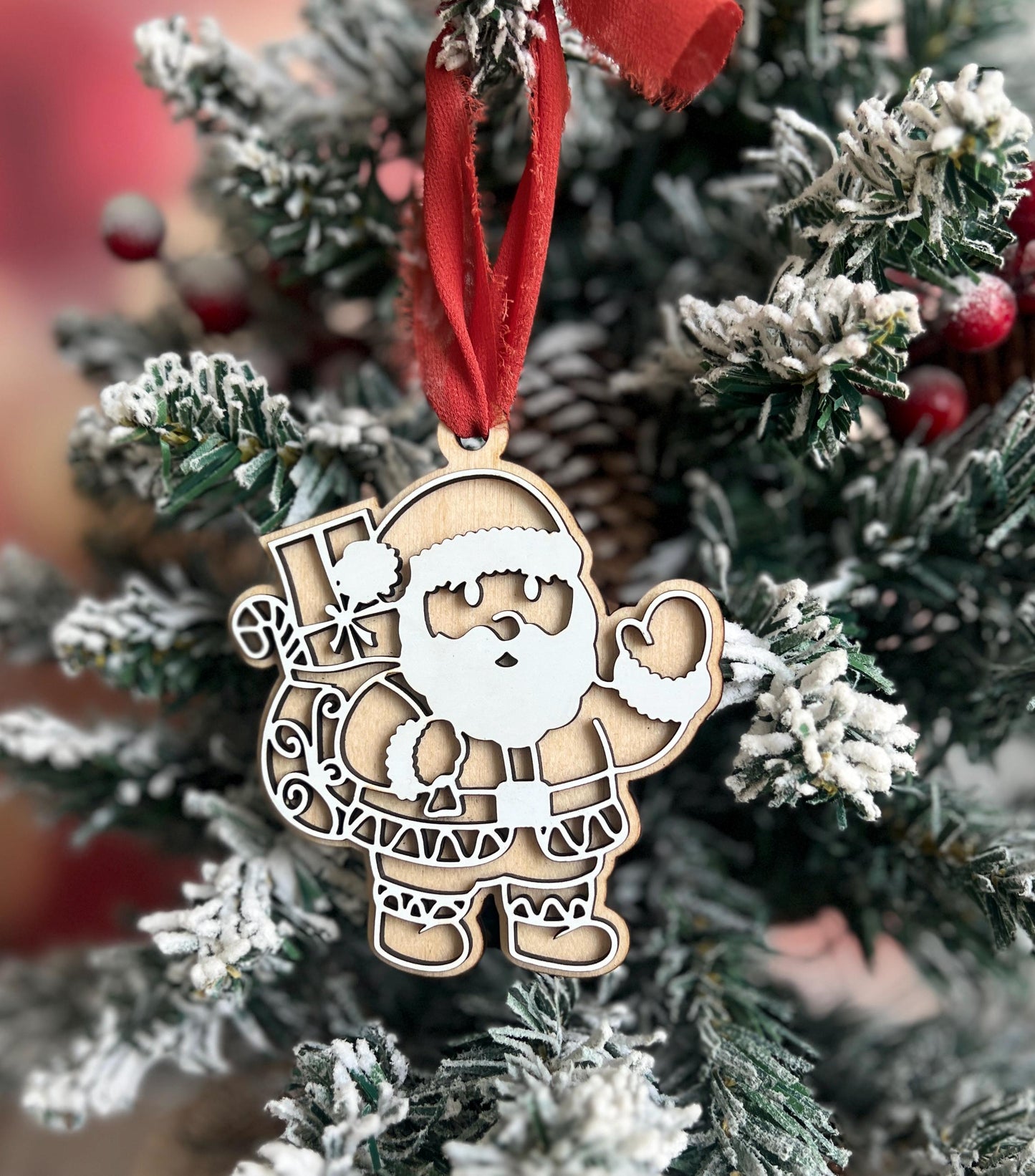 Christmas Ornaments, Cardinal, Polar Bear, Angel, Reindeer, Santa, Stocking Stuffer, White Elephant Gift Exchange, Christmas Party Present