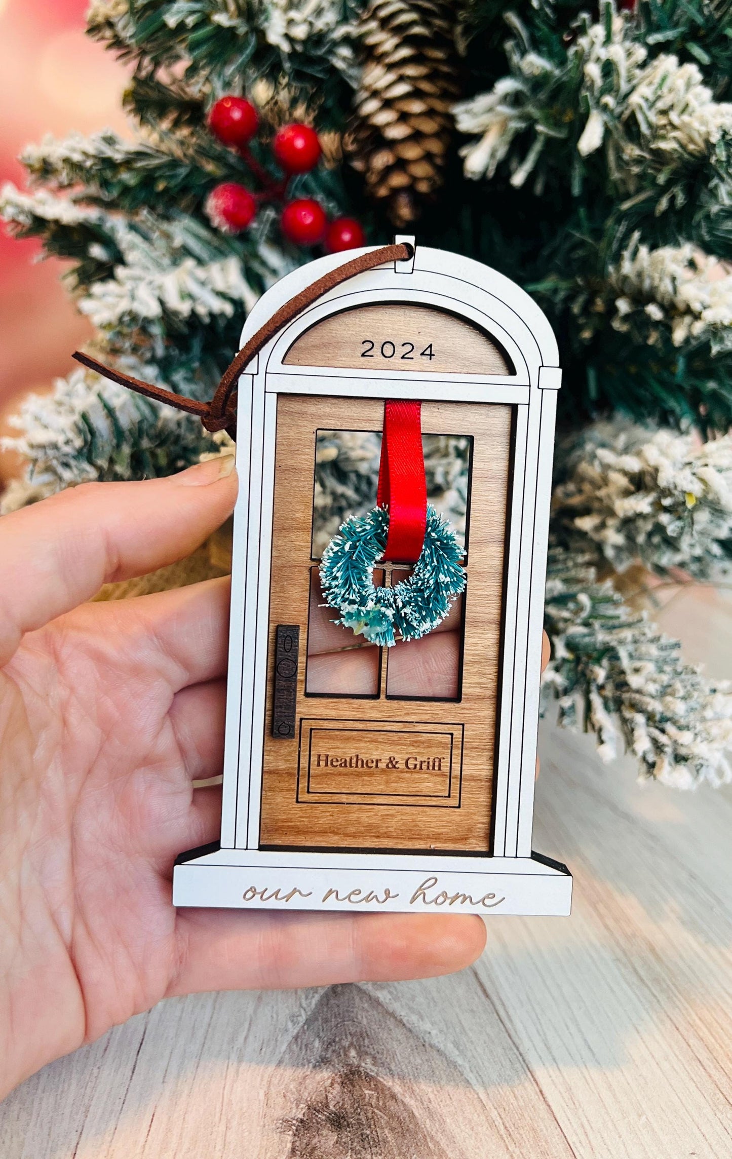 Personalized New Home Christmas Ornament, New House Gift, Housewarming Present, First Christmas in New Home, Realtor, Custom Homeowner Gift