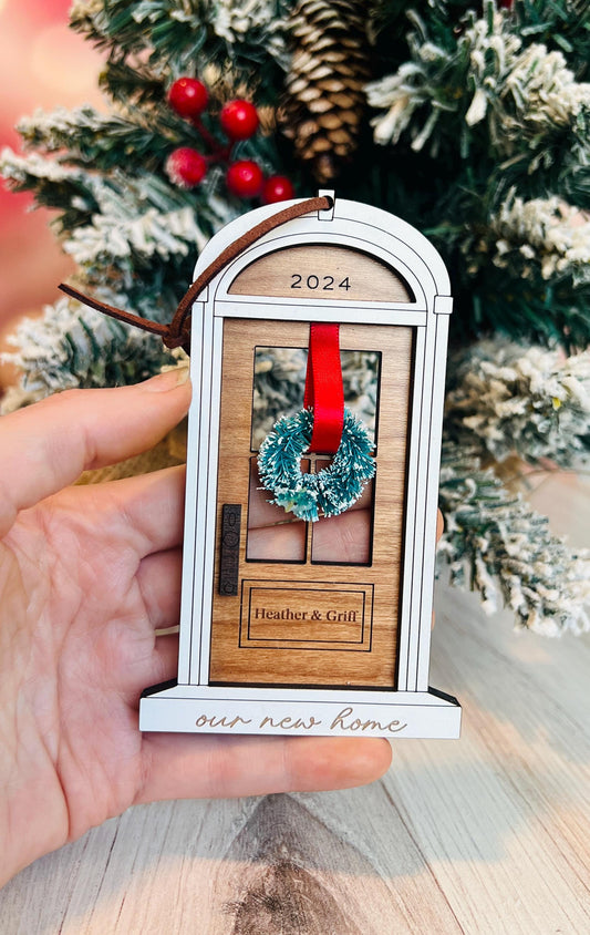 Personalized New Home Christmas Ornament, New House Gift, Housewarming Present, First Christmas in New Home, Realtor, Custom Homeowner Gift