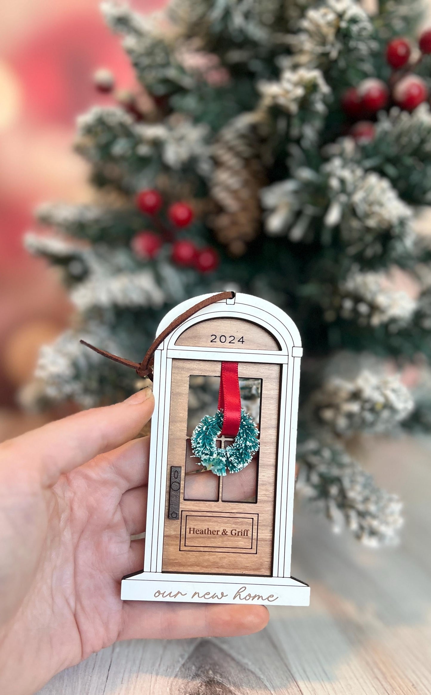 Personalized New Home Christmas Ornament, New House Gift, Housewarming Present, First Christmas in New Home, Realtor, Custom Homeowner Gift