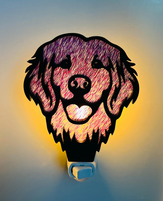 Dog Night Light, Golden Retriever, Poodle, Dachshund, Dog Lover Nightlight, Dog Mom Present, Gift for Pet Lover, New Puppy Gift, Pet Decor