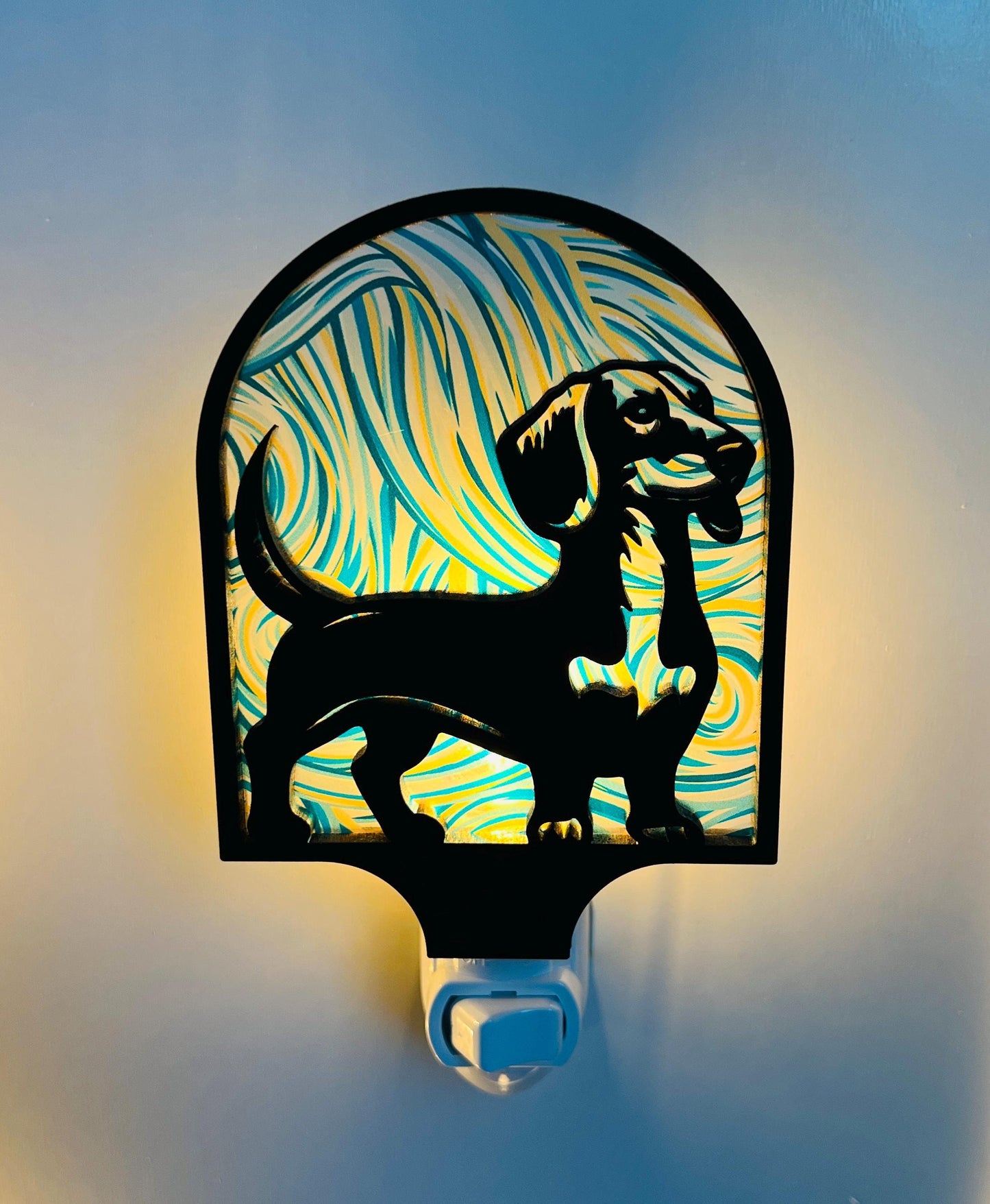 Dog Night Light, Golden Retriever, Poodle, Dachshund, Dog Lover Nightlight, Dog Mom Present, Gift for Pet Lover, New Puppy Gift, Pet Decor