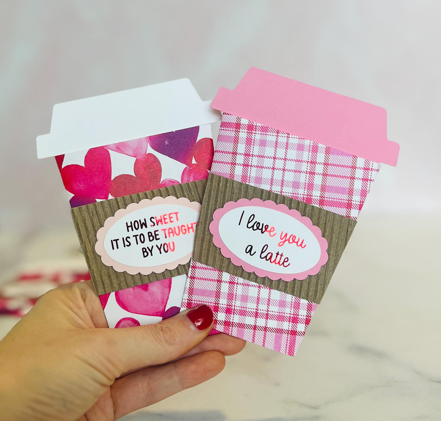Valentine's Day Gift Card Holder, Teacher Appreciation, Galentine, Vday Present, Coffee Lover, How Sweet it is to be Taught by You