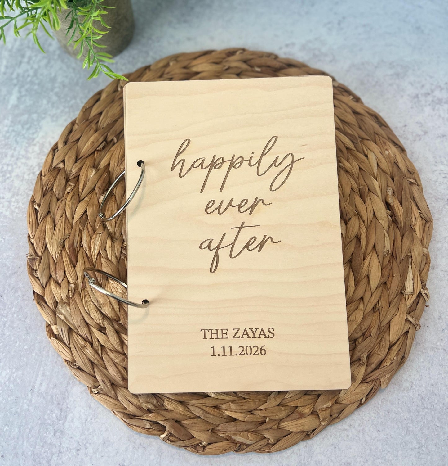 Personalized Wedding Card Holder, Custom Wooden Keepsake for the Newlyweds, Engraved Newlywed Gift, Wedding Present