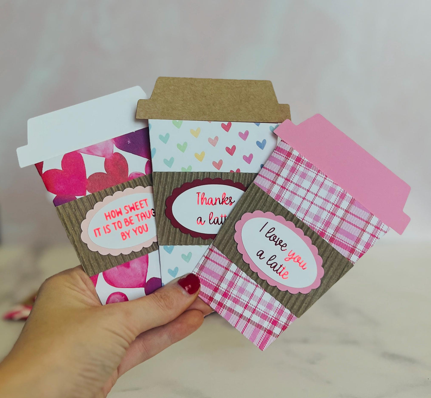 Valentine's Day Gift Card Holder, Teacher Appreciation, Galentine, Vday Present, Coffee Lover, How Sweet it is to be Taught by You