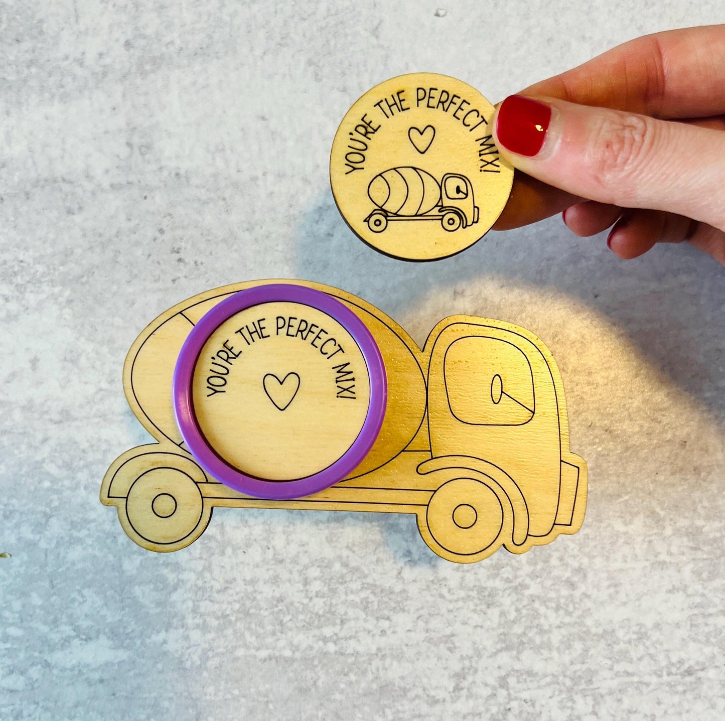 Personalized Play-Doh Valentines Cards for Class, Custom Toddler Vehicle Vday Gifts, Class Card Exchange, Kindergarten, Fire Truck