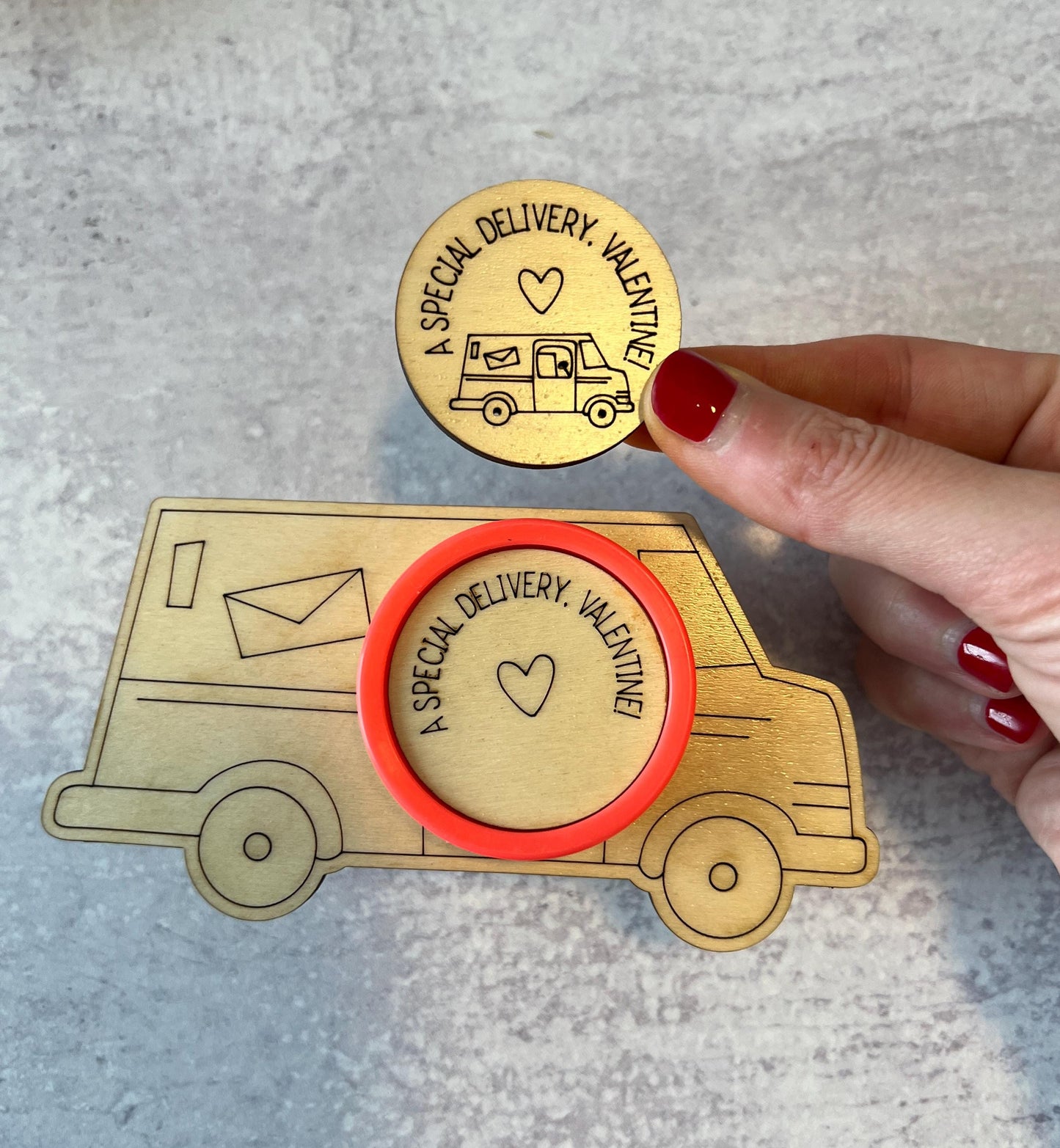 Personalized Play-Doh Valentines Cards for Class, Custom Toddler Vehicle Vday Gifts, Class Card Exchange, Kindergarten, Fire Truck