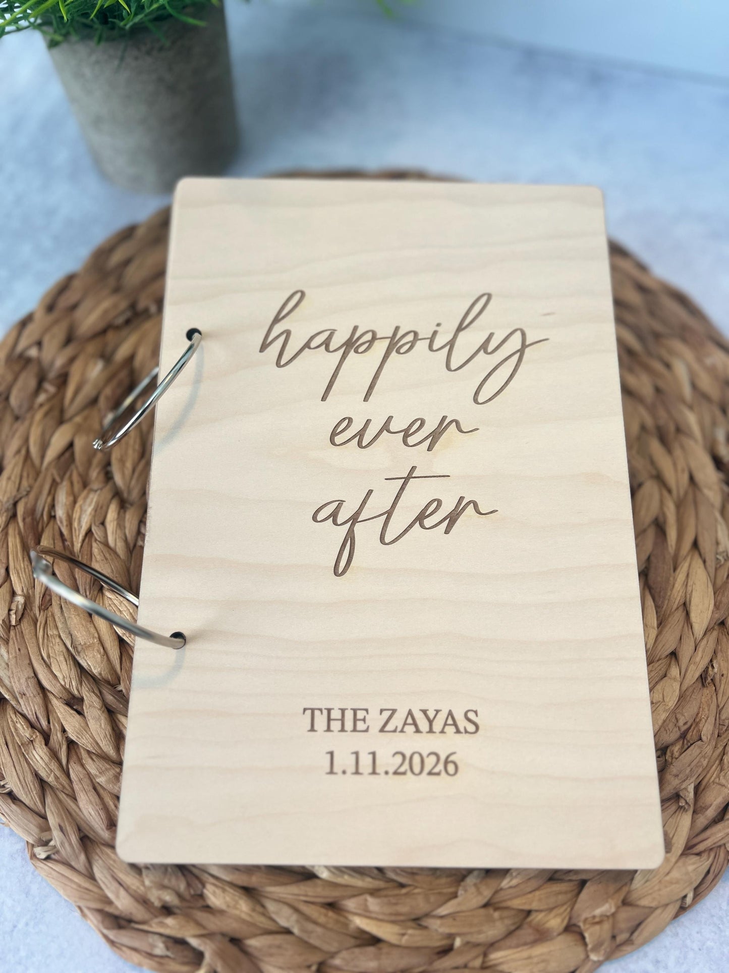 Personalized Wedding Card Holder, Custom Wooden Keepsake for the Newlyweds, Engraved Newlywed Gift, Wedding Present